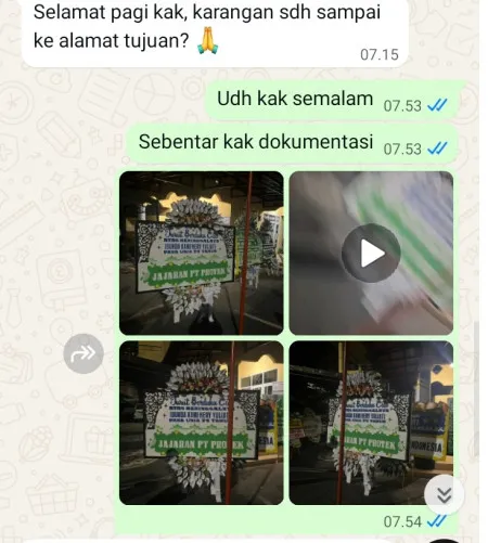 Pengiriman Papan Bunga Selamat Cimpaeun Tapos