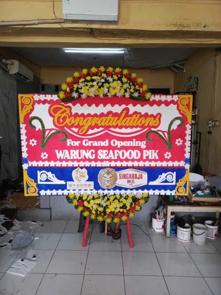 Papan Bunga Ucapan Selamat Cimpaeun Tapos
